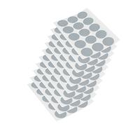Emuca - Tappo coprivite adesivo, Ø20mm, Grigio, Confezione di 150 pezzi