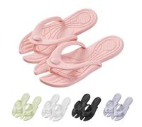 EMUKFD Infradito pieghevoli da donna, pantofole da viaggio per doccia e bagno, leggere, pieghevoli, sandali portatili per hotel, spa, piscina interna, pantofole impermeabili ad asciugatura rapida