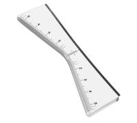 EMUKOEP 100 adesivi per sopracciglia, righello monouso, forma simmetrica, per tutte le forme e dimensioni del viso, posizionamento accurato, design pratico prima e dopo l'uso