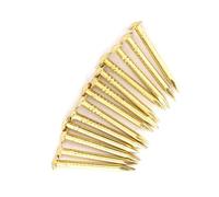 EMUKOEP 100 unità. Accessori di Cerniera in Ottone per Mobili per la Testa da 10 Mm/15 Mm/18/22 (18 mm di lunghezza)
