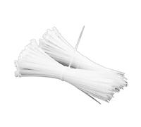 EMUKOEP 1000 fascette stringicavo, in nylon Pa66, autobloccante, forte forza di serraggio, robuste fascette per cavi, bianco