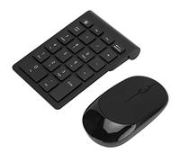 EMUKOEP 2.4G Wireless Ultra - Sottile 22 - Interruttore a Chiave Set Mouse Wireless Tastiera Digitale per RF304T