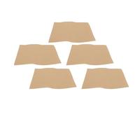 EMUKOEP 5 Pezzi di Tela Aida, Tessuto per Punto Croce 11 Count, Cotone Pretagliato con Griglia Trasparente per Ricamo e Lavori Creativi Fai da Te, 15x15 Cm