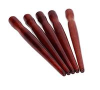 EMUKOEP 5 UDS Poinport Poveri Poveri Premium Non -tossico Sandalo Grave Durevole Comodo Collina (Colore in legno rosso)