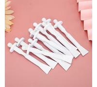 EMUKOEP 50 Bastoncini di Cera per Depilazione Viso e Naso 2 in 1 Bastoncini Applicatori Usa e Getta per Depilazione