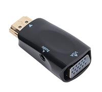 EMUKOEP Adattatore da Interfaccia Multimediale Ad Alta Definizione a VGA Convertitore Duraturo per il Piacere di Video 1080P Dimensioni Ridotte Facile da Trasportare per L'intrattenimento Home Theater