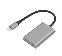 EMUKOEP Adattatore di Ricarica per Occhiali da USB C Ad AR Ad Alta Definizione Supporto PD 100 W per Occhiali AR/XR Adatti per Air/Max, per Smartphone IOS 16 15 Pro Max