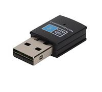 EMUKOEP Adattatore Wi-Fi Interfaccia USB 2.0 Compatta Ed Elegante con velocità di Trasmissione Rapida per Viaggi o Luoghi di Lavoro Affollati Materiale ABS