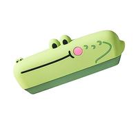 EMUKOEP Armonica per Bambini 16 Fori Giocattolo per Aumentare L'interesse Dell'armonica a Bocca per Principianti, Materiale Sicuro per Strumenti Musicali per Bambini, Plastica (Coccodrillo)