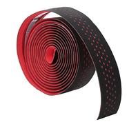 EMUKOEP Avvolgimento per Manubrio Leggero e Portatile per Bici da Strada, Facile da Installare e Assorbimento del Sudore, 2 Nastri per Manubrio in PU Antiscivolo, per Ciclismo All'aperto (Rossa)