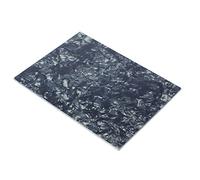 EMUKOEP Battipenna per Chitarra, Copertura Antigraffio in Celluloide in PVC per Basso Elettrico, con Colori Brillanti, Facile da Installare e Personalizzare (Perla Nera)