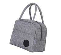 EMUKOEP Borsa per il Pranzo Addensata con Scomparto Anteriore Borsa per il Pranzo Portatile per Accompagnamento dei Pasti per Picnic in Ufficio