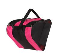 EMUKOEP Borsa per Pattini in Impermeabile Triangolare con Tasche in Rete Facile Ventilazione e Organizzazione (Rossa)