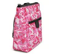 EMUKOEP Borsa Portaoggetti per Tee da Golf Custodia per Tee da Golf Organizzatore per da con Poliestere Impermeabile per Portautensili Divot per Marcatori di Palline da G (Rosa)