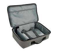 EMUKOEP Borsa Proiettore 13.6x7.9x4in Custodia Portatile per il Proiettore in Nylon Resistente Alla Maniglia di Viaggio Grigio