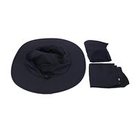 EMUKOEP Cappello Sole UPF50+ Cappello Sole a Tesa Larga Esterno con Sottogola Regolabile e Prese d'Aria in Rete per Uomo Donna Pesca Sportiva Estiva (Marina)