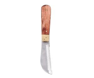 EMUKOEP Coltello per Strigliatura dei, Rimozione Efficace dei Vecchi, Accessorio per Rifinitura Professionale per un Uso Confortevole Nella Stalla, Strumento per Spelare i di Cavallo con Manico in