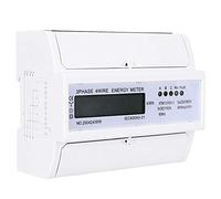 EMUKOEP Contatore KWh Elettronico Altamente Efficiente con Uscita a Impulsi per la Misurazione Dell'energia su 1 Pz 3 X 220 V/380 V (30(100) A)