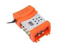 EMUKOEP Convertitore Modulatore AV a RF 1080P Adattatore a Coassiale con Livello di Uscita Regolabile e Trasmissione a Lungo Raggio per Vecchi Televisori CRT e Console d (Spina europea)