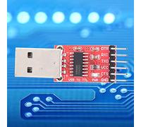 EMUKOEP Convertitore TTL da USB a RS232 su Chip CH340 con GND CTS VCC TXO RXI DTR Assegnazione Pin 6 Pin 1 Adattatore 5 Cavi Trasferimento Rapido Dati per la Programmazione