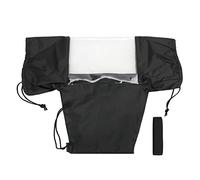 EMUKOEP Copertura Antipioggia Universale in Nylon Impermeabile per Fotocamera DSLR, Antipolvere con Fondo con Cerniera per Accesso Al Treppiede, Fori per il Funzionamento Manuale,