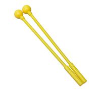 EMUKOEP Coppia di Bacchette per Batteria in Materiale Eccellente per Ausili Didattici per L'educazione Precoce della Musica (Plastica gialla)