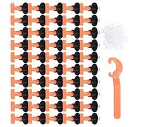 EMUKOEP di Livellamento per Piastrelle per Pavimenti Livellatore da Parete Riutilizzabile 151PCS per Piastrelle Spesse da 0,2-0,67 Pollici