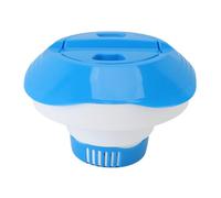 EMUKOEP Dispenser Automatico per Piscina a Rilascio Lento Struttura Quadrata per Dispenser Galleggiante in Piscina, Materiale ABS (K-1094)