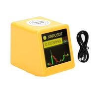 EMUKOEP Display delle Quotazioni delle Azioni di Criptovaluta, Elegante Orologio Digitale Che Mostra i Prezzi dei Bitcoin Display Bitcoin di Facile Lettura per gli Uffici Commerciali