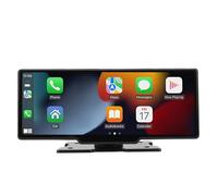 EMUKOEP Display per Auto Wireless da 10,26 Pollici Touchscreen Portatile per Auto Wireless Bluetooth con Risoluzione 1600x600 CarPlay per Camion