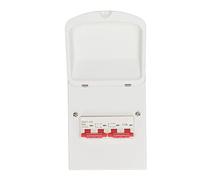 EMUKOEP Doppia Scatola di Distribuzione Dell'alimentazione Protezione dalle Perdite Guida Montata su Binario Commutatore da Rete A Generatore 240-400 V 80 A