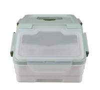EMUKOEP Durevole Contenitore Ermetico per la Conservazione del Riso, Efficiente Organizzatore da per Farina, Verde Menta (10 kg / 22 libbre)
