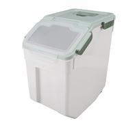 EMUKOEP Durevole Contenitore Ermetico per la Conservazione del Riso, Efficiente Organizzatore da per Farina, Verde Menta (25 kg / 55,1 libbre)