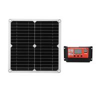 EMUKOEP Efficiente Kit Pannello Solare da 15 W con Controller Display LCD di Grandi Dimensioni per il Lavoro Domestico (#3)