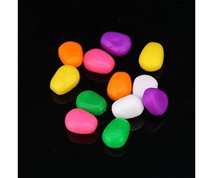 EMUKOEP Esche Pop-up Artificiali di Mais da Pesca Resistenti Alle Intemperie di Alta qualità in 6 Colori per la Pesca Alla Carpa, Alla Trota, All'orata (Giallo + viola + rosa + arancione + bianco +