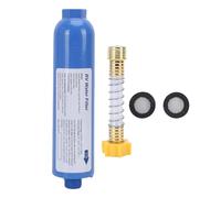 EMUKOEP Filtro dell'Acqua per in, Filtro dell'Acqua con Tubo per Uso in Campeggio e in Giardino, Rimuove i Contaminanti, Essenziale per Un'alimentazione Pulita nel Tuo o Installazione (Blu)