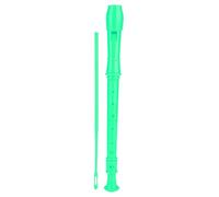 EMUKOEP Flauto clarinetto a 8 fori con asta di pulizia e istruzioni per principianti (verde)