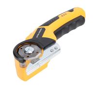 EMUKOEP Forbici Elettriche Professionali a Batteria per Taglio di Tappeti e Artigianato, con Luce LED per Lavori di Precisione (con 2 lame da 1,5 mm di spessore)