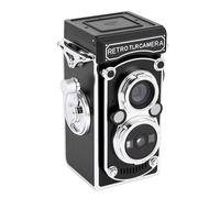 EMUKOEP Fotocamera Portatile retrò 24M 2.7K Telecamera con Messa a Fuoco Automatica Stile TLR per Creare Ricordi e Appassionati di Viaggi Schermo HD da 1,54 Pollici (Nera)