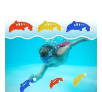 EMUKOEP Giocattolo da Immersione in Piscina per Bambini - Anelli da Immersione di Dimensioni Speciali - Sta in Posizione Verticale sul Fondo della Piscina - Migliora Le Abilità di Nuoto