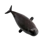 EMUKOEP Giocattolo di Balena in Gomma Morbida, Realistica di | Materiale Sicuro Inodore, Dimensioni 6,5x6,5x34 Cm, Modello Educativo Dell'oceano, Giocattolo per la Coordinazione