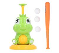 EMUKOEP Giocattolo di Lancio di Baseball per Bambini con Lanciatore di Dinosauri, Sviluppa la Coordinazione Occhio-Mano e Le abilità Motorie, Ideale per i Principianti