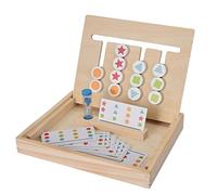 EMUKOEP Giocattolo Educativo per il Pensiero Logico con Blocchi di Legno per bambini. Giocattolo per L'allenamento del Cervello Destro