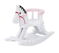 EMUKOEP Giocattolo in Miniatura per Sedia a Cavallo in Legno, Alla Moda e Reale, per Accessori per Casa delle Bambole in Legno/come Nella Foto/3,3 * 1,4 * 2,4"