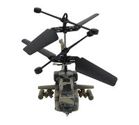 EMUKOEP Giocattolo per Aereo a Induzione Stabile Volante Spegnimento Automatico USB Ricaricabile per Bambini 8+ Plastica (Verde mimetico)