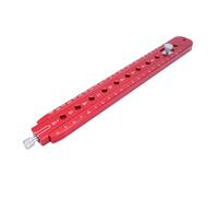 EMUKOEP Inclinatore per bussola in legno, scala precisa, versatile, disegno stabile, 300 mm, righello imperiale metrico, disegno ad arco, strumento da disegno, creatore circolare