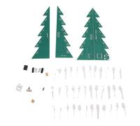 EMUKOEP Kit di Assemblaggio Elettronico Colorato per Albero di Natale con Manuale Utente Dettagliato per Saldatori Principianti e Studenti di Elettronica