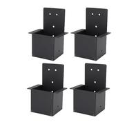 EMUKOEP Kit di Staffe per Pergola Robuste in Acciaio Al Carbonio per Strutture Esterne Stabili, Set di 4 Staffe e 44 Viti