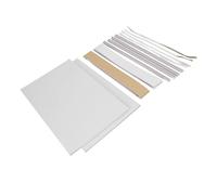 EMUKOEP Kit in Schiuma per Pannello Laterale Isolante per il Climatizzatore con Striscia EVA, Installazione Semplice, Garantisce una Perfetta Aderenza, Si Adatta a Varie unità AC con Finestra, 11x17