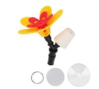 EMUKOEP Kit Mangiatoia per colibrì Fai da Te con Bottiglia Sospesa per Cortile da Giardino, Materiale Sicuro per gli Amanti degli Uccelli (Fiore singolo)